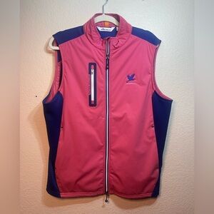 Peter Millar Men’s Hyper Light Fuse Hybrid Vest Size M Performance Athletic Golf